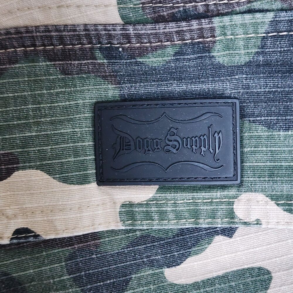 Dogg Supply by Snoop Dogg Mens XL Camo Cargo Pants Ripstop Stretch Elastic Waist - Picture 10 of 16